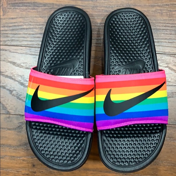 NIKE BENASSI JDI BETRUE Black/Black-Multi-… - Picture 9 of 16